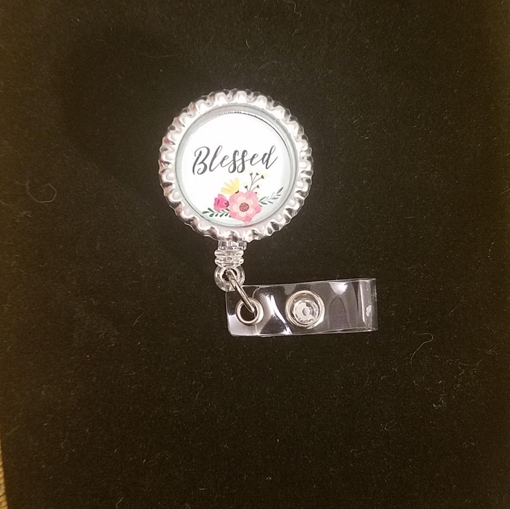 Badge reel  , ID holder inspirational badge reel